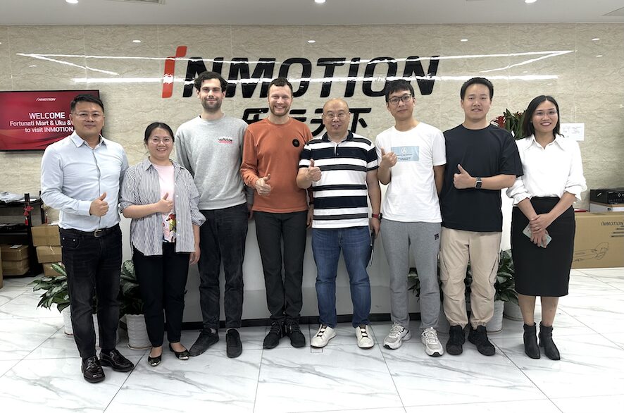 Inmotion management team photo with Voltride