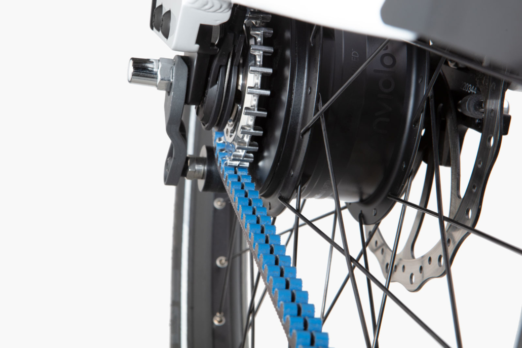 Electric Bike Riese Müller Transporter 85 carbon belt