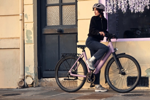 Electric bike Riese Müller Culture Mixte Silent rose 50 city