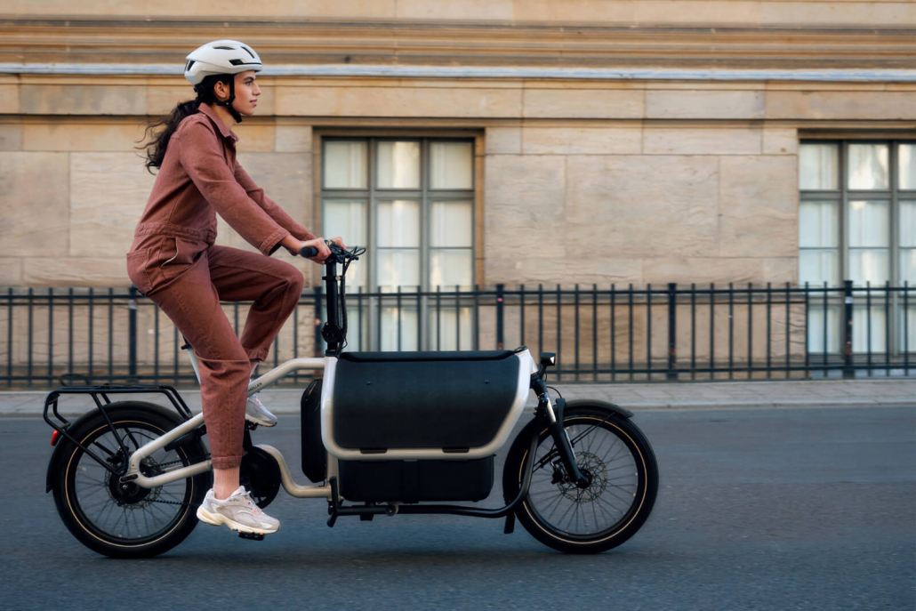 Electric bike Riese Müller cargo box