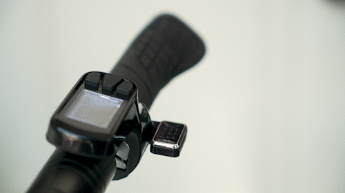 Gif of Electric scooter Gpad Joyride thumb throttle.