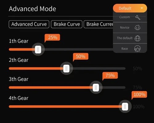 Image of Electric skateboard Exway Atlas Carbon 4WD app advanced riding mode