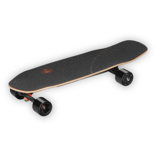 Image of Electric skateboard Exway Ripple from the left side.