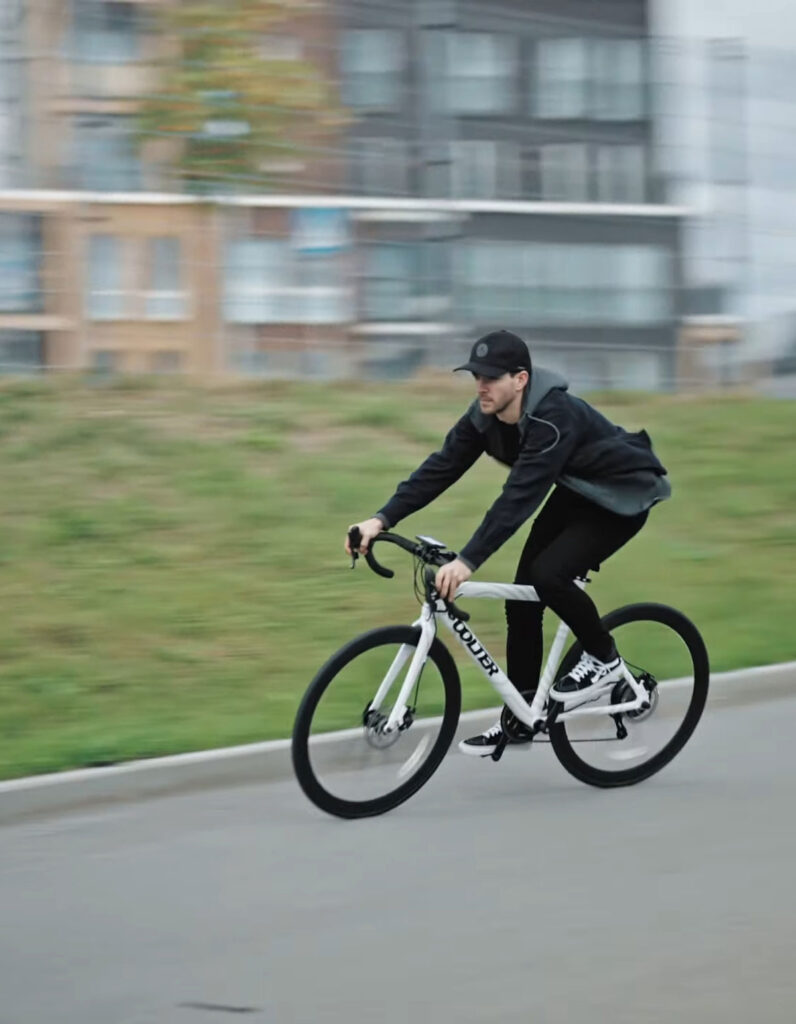 Testride and demonstration of the Oolter Torm S bicycle