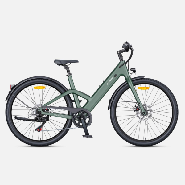 Electric bike Engwe Mapfour N1 Air ST green side view