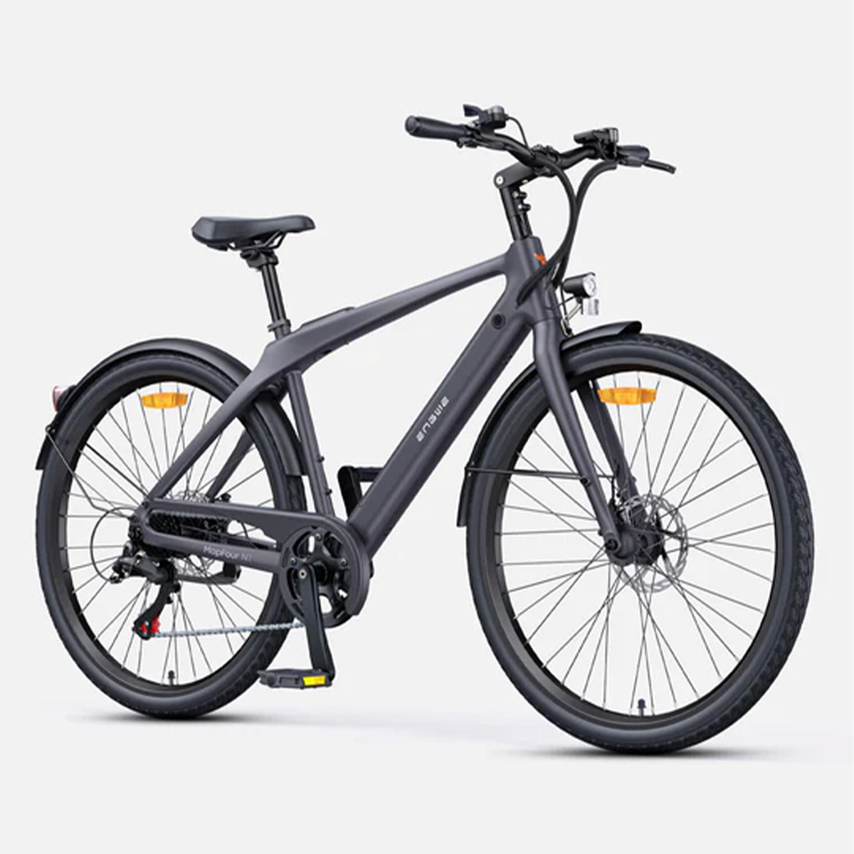 Electric bike Engwe N1 Air ST in gray, front-side view showing lightweight frame and urban-ready design