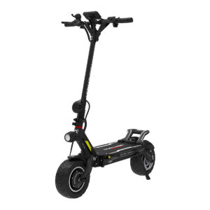 Electric scooter Dualtron Achilleus front side view on white background – sleek design and robust build