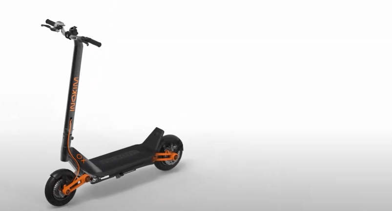 Inokim OX Hero animation preview image – dynamic orange-black design showcased in studio light