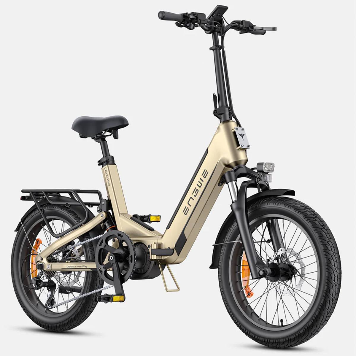 Electric bike Engwe L20 3.0 Pro champagne side
