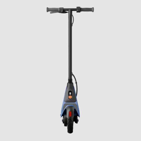 Rear view of electric scooter Segway C2 Lite, showing fender, wheel and brake details designed for child safety.