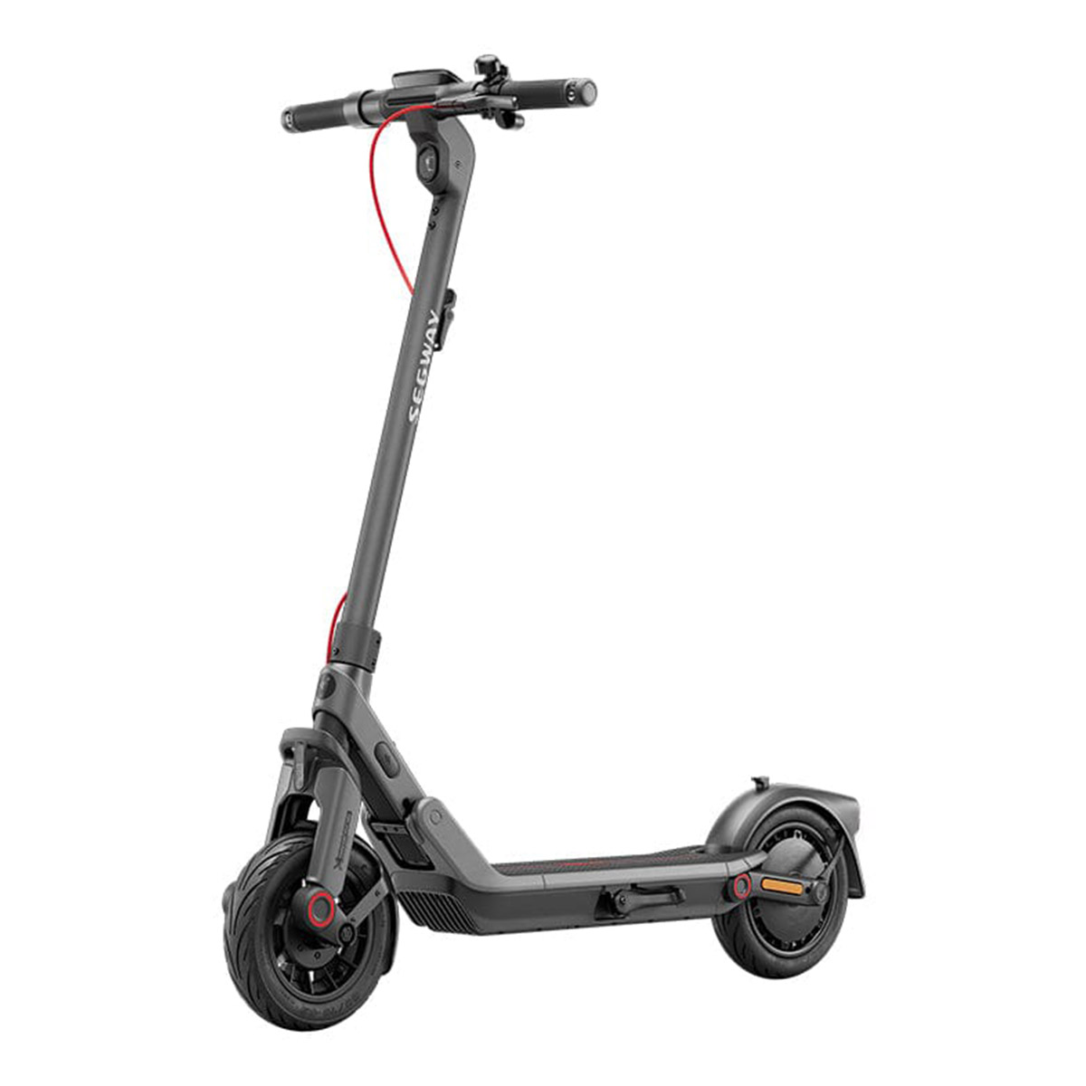 Electric scooter Segway E3 Pro E full product view – sleek urban commuter design in dark finish.