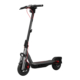 Side view of Segway F3 Pro E electric scooter in gray and black, featuring front suspension and compact urban design.