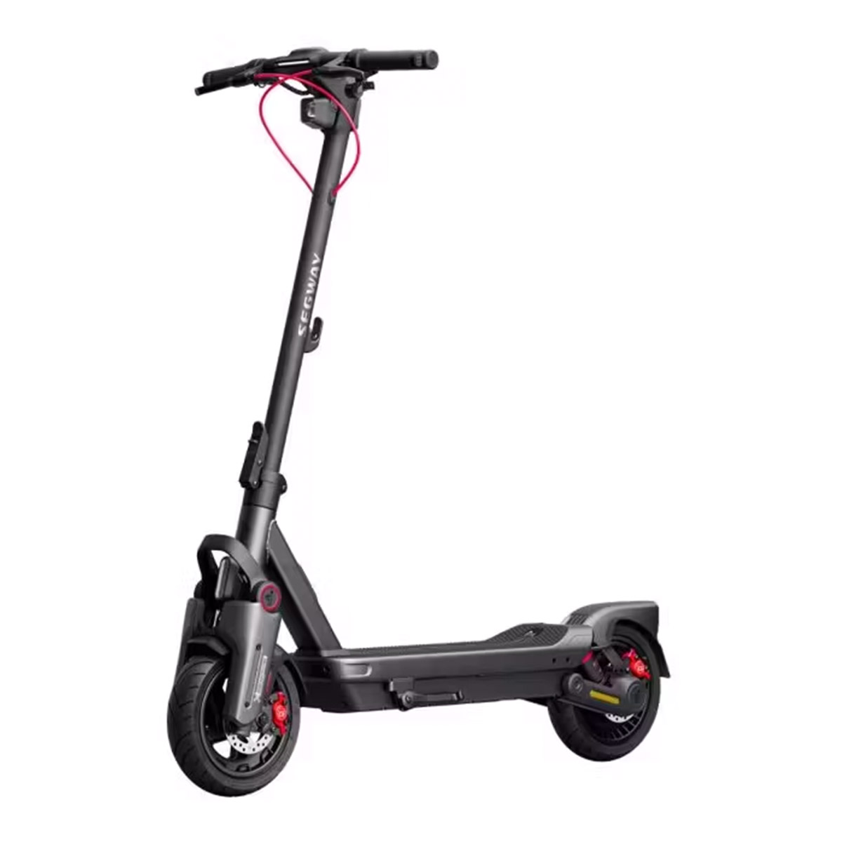 Electric scooter Segway MAX G3 with side view – durable frame, large wheels, and modern urban design.