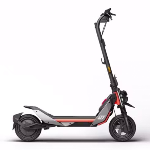 Right profile view of Segway ZT3 Pro electric scooter featuring streamlined design and off-road tires.