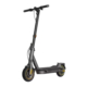 Front left view of Segway Max G2 electric scooter highlighting front suspension and LED lighting.