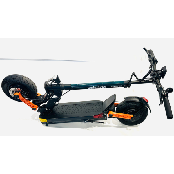 Electric scooter Gpad Storm max black used asphalt tires folded