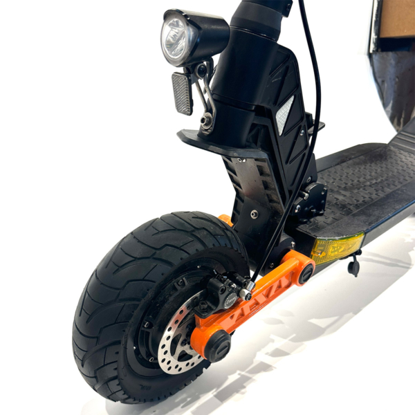 Electric scooter Gpad Storm max black used asphalt tires front wheel