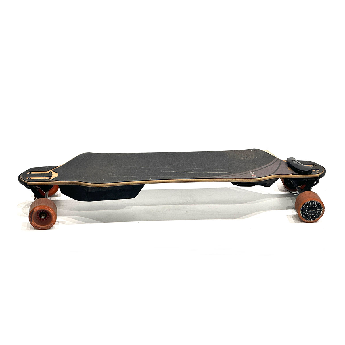 Electric skateboard Exway Flex ER Hub used street tires left side
