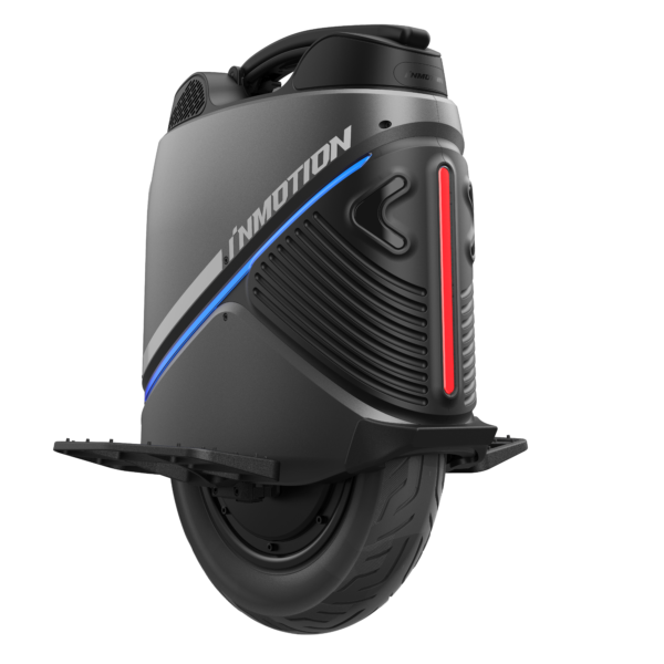 Inmotion v9 electric unicycle left side diagonal view
