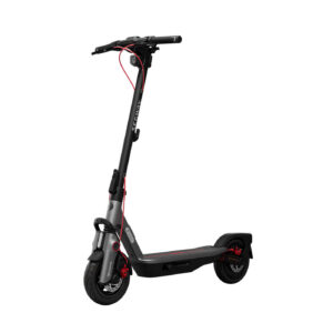 Angeled left side view of the Segway Ninebot E3 Pro E scooter.