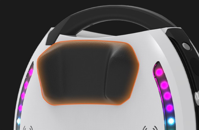 Close-up image of the Kingsong KS-18L electric unicycle's power pad.