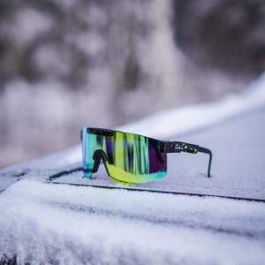 AMOQ Comet päikeseprillid Black Splash - Gold Mirror