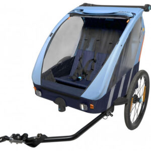 Children's bike trailer Bellelli Trailblazer + STROLLER blue