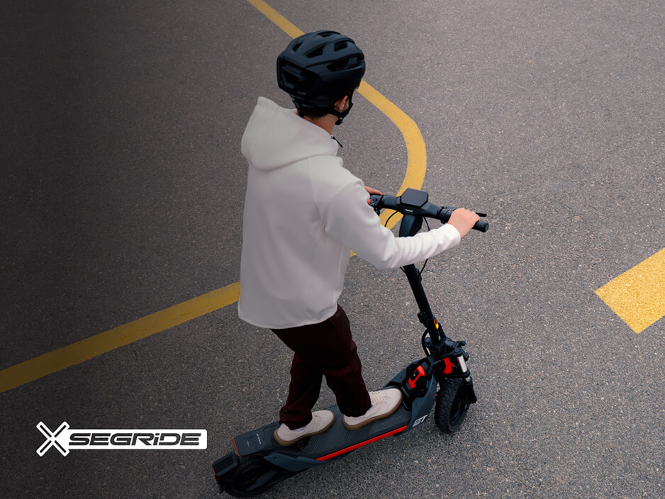 Illustrative image of the Segway-Ninebot ZT3 Pro E electric scooter's SegRide feature.
