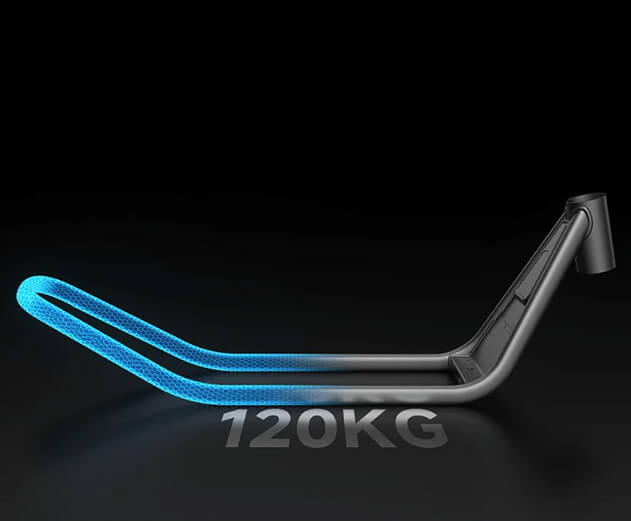 Illustrative image of the Xiaomi 6 electric scooter's durable frame.