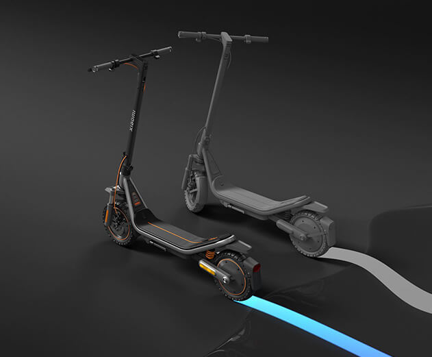 Illustrative image of the Xiaomi Scooter 6 Pro electric scooter's Traction Control System.