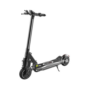 Front side angled view of the Dualtron Popular electric scooter.