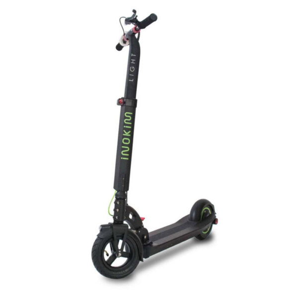 Main view of the INOKIM Light Hero black electric scooter, highlighting its stylish frame and design.