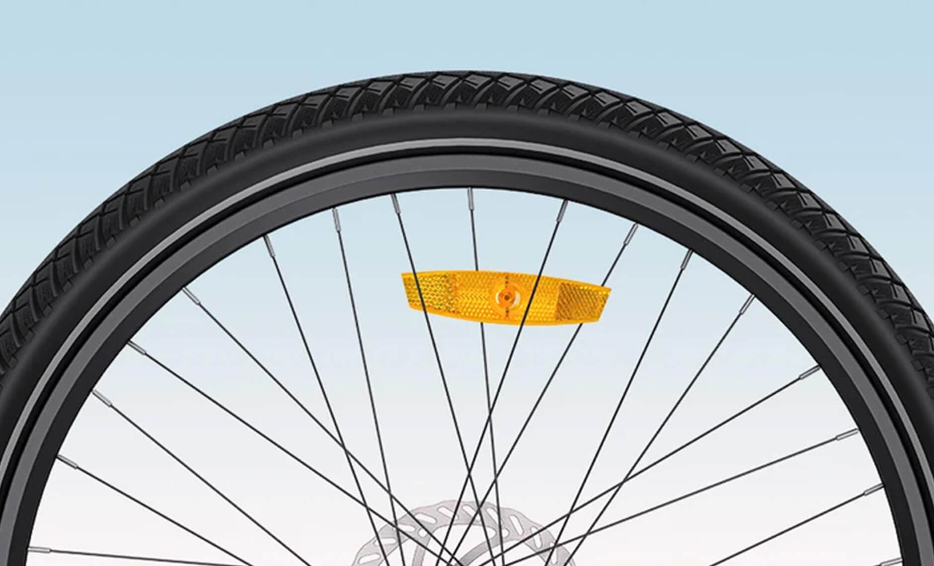 Close-up of the ENGWE P275 SE electric bicycle's 27.5x1.95 inch tires.